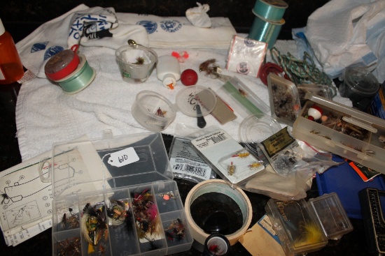 Fly Fishing Lures, weights, string lot