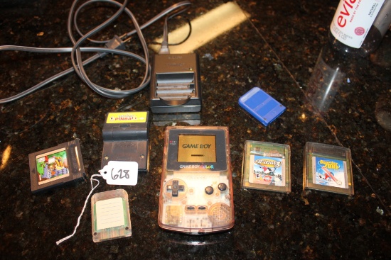 Game Boy Color and games.