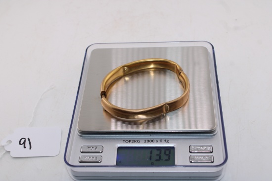 10K Bracelet. 13.9 grams.