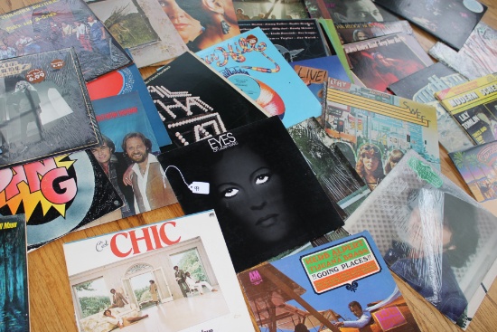 Assortment of Vinyl Record Genres