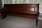 Wood Church Pew.