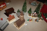 Bryon Molds Porcelain Christmas village pieces