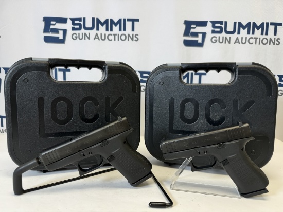 (2) Glock 43X Sequential SN's 9mm