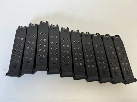 A Lot of (10) Glock 23 Magazines .40 S&W