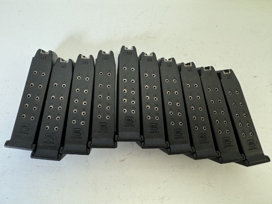A Lot of (10) Glock 23 Magazines .40 S&W