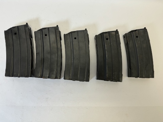 A Lot of (5) Ruger Mini-14 Magazines 0.223