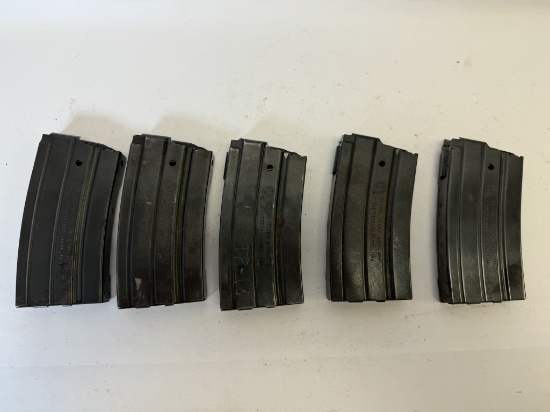 A Lot of (5) Ruger Mini-14 Magazines .223