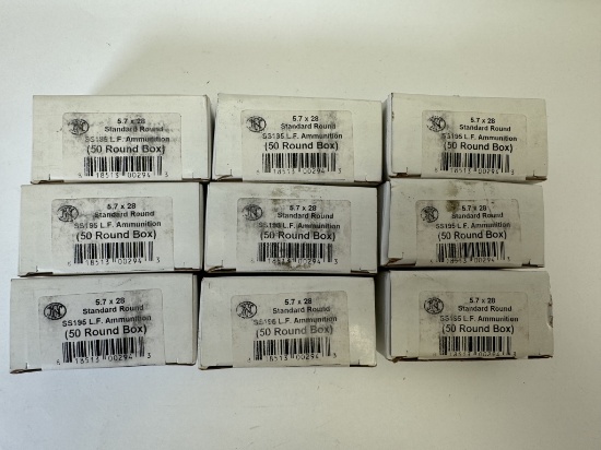 FN Herstal 5.7x28FN SS195 Ammo - 450rds