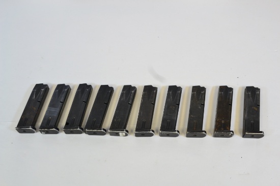 A Lot of (10) Beretta 92FS Magazines 9mm