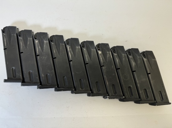 A Lot of (10) Beretta 92FS Magazines 9mm