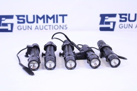 Lot of (5) Nightstick Tac-460XL Flashlights