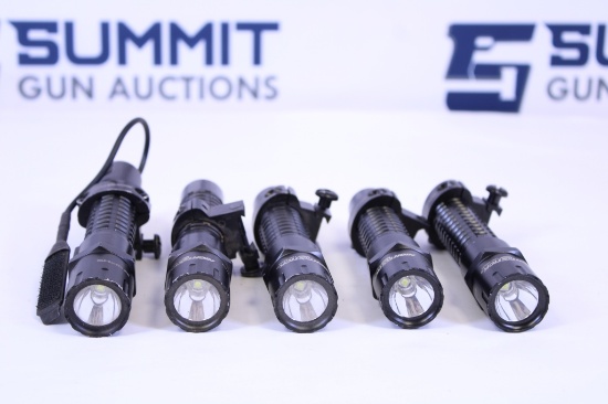 Lot of (5) Nightstick Tac-460XL Flashlights