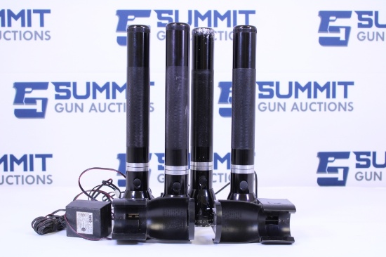 A Lot of (4) Mag-Lite LED Flashlights