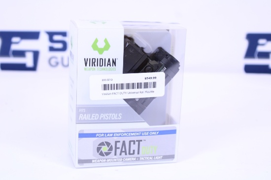 Viridian Fact Duty Mounted Camera XTLcam