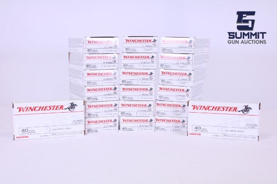 Winchester 40 S&W FMJ 40 S&W - 1000 rds