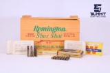 Remignton Wood Box & Brass Lot