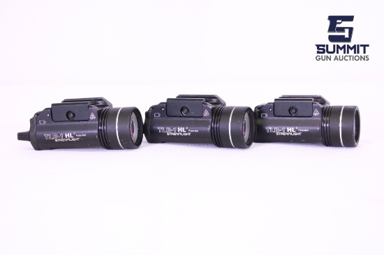 A Lot of (3) Streamlight TLR-1 HL Tactical Lights