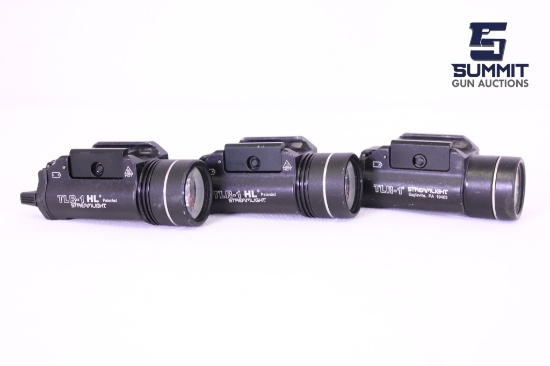 A Lot of (3) Streamlight TLR-1 HL Tactical Lights