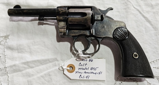 Colt Model 1895 New Army/Navy .41  (1st Double Action Swingout)