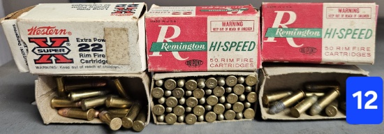 Vintage Western & Remington 22 (Advertising) 3 Boxes
