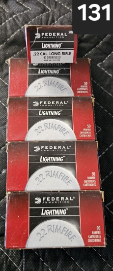 Federal Lightning 22LR 50 cartridges