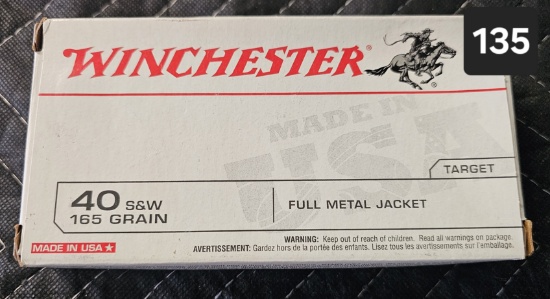 Winchester 40 S&W FMJ 1 Box