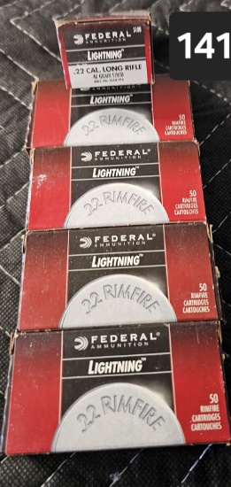 Federal Lightning 22LR 50 cartridges