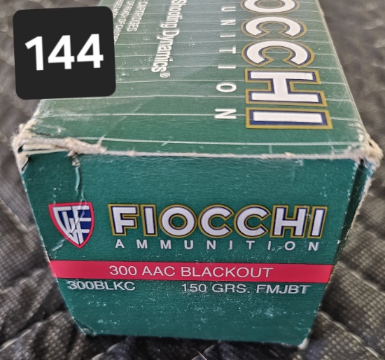 Fiocchi 300 AAC Blackout 50 cartridges