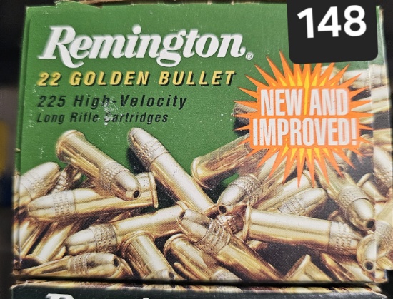Remington 22LR Golden Bullet 225 Cartridges