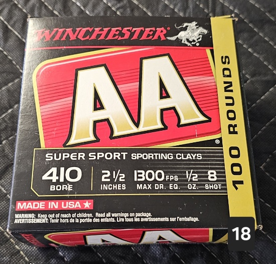 Winchester 410 Bore 2 1/2" 1300fps 1/2oz 8 shot 100 rds