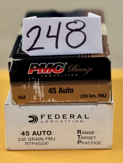 45 Auto 2 Box Lot - PMC & Federal