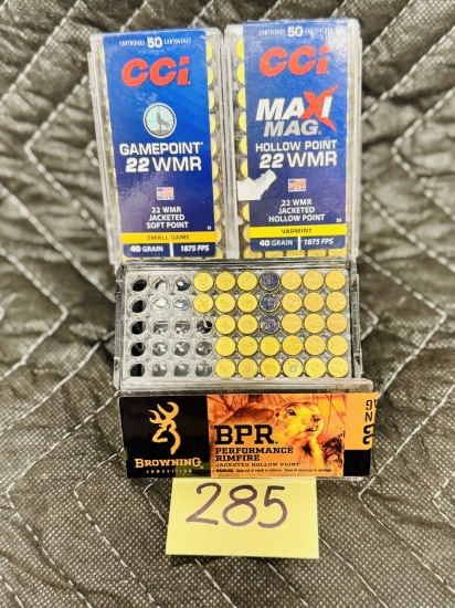 .22 WMR 2 full boxes and a partial box