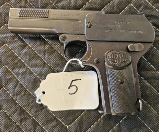 Rheinmetall Abt. Sommerda Dreyse M1907 Pistol