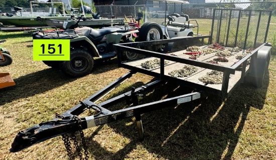 12ft Double Axle Utility Trailer