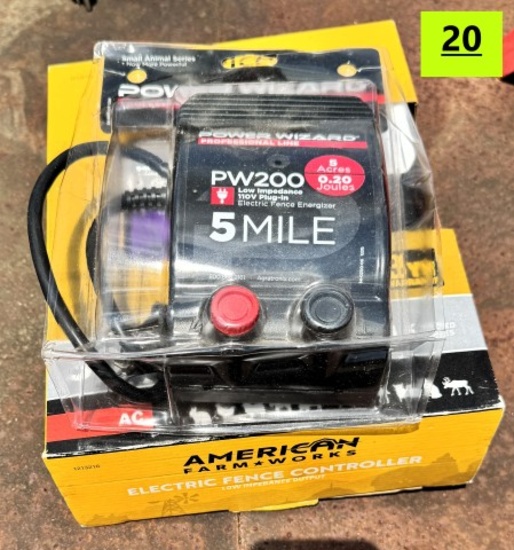 Two Electric Fence Chargers