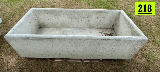 6.5ft x 3ft concrete water trough