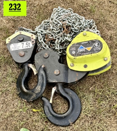 7.5 ton chain hoist