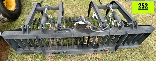 Grapple for skid steer
