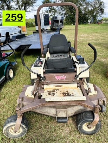 Grasshopper zero turn riding lawnmower
