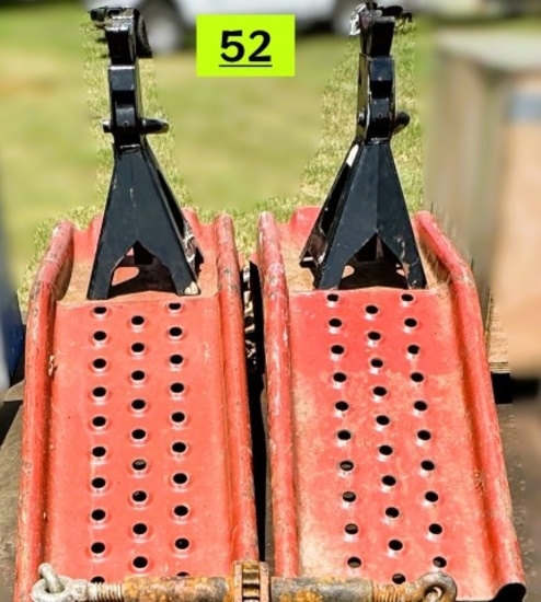 Pair of car ramps & pair of Jack stands