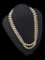 14K Pearl & Sapphire Necklace