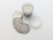 Full Tube of 20 1950 Franklin Silver Half Dollars