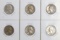 Lot of 6 Silver Washington Quarters - 1939-1962
