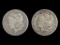 Lot of 2 Morgan Silver Dollars - 1891-O & 1892-O