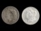 Lot of 2 Morgan Silver Dollars - 1884 & 1884-O