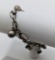 Sterling Silver Charm Bracelet with Charms