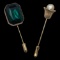 Lot of 2 Decorative Stick Pins