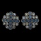 Large Jeweled Rhinestone Buttons