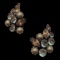 Vintage Kramer Rhinestone Clip-on Earrings