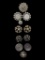 Large Lot of Vintage Jeweled Buttons